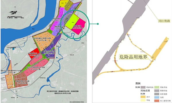 El canal de logística de productos críticos en la frontera entre China y rusia logró un gran avance en el proyecto del parque logístico e industrial internacional tongjiang shanghe aterrizó oficialmente